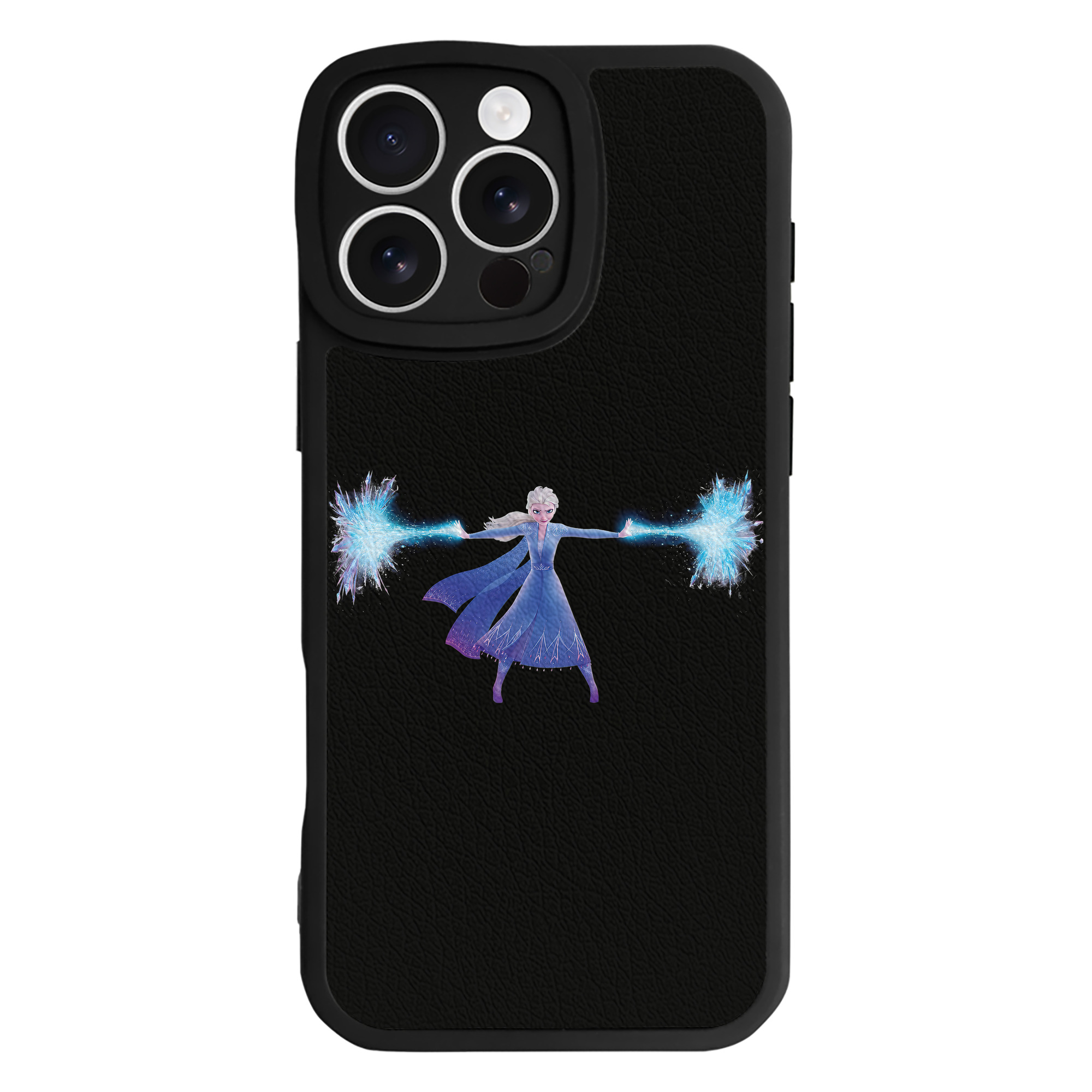 （画像用） アナと雪の女王 アンナ エルサ Frozen Anna Elsa 【iPhone 16シリーズ対応】シリコンスマホケース（レザー調） 材質：シリコン